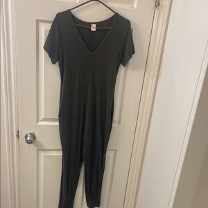 Smash + Tess Black V-Neck Jumpsuit